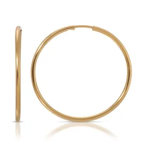 1928 Jewelry Endless Hoop Earrings 1928 Jewelry