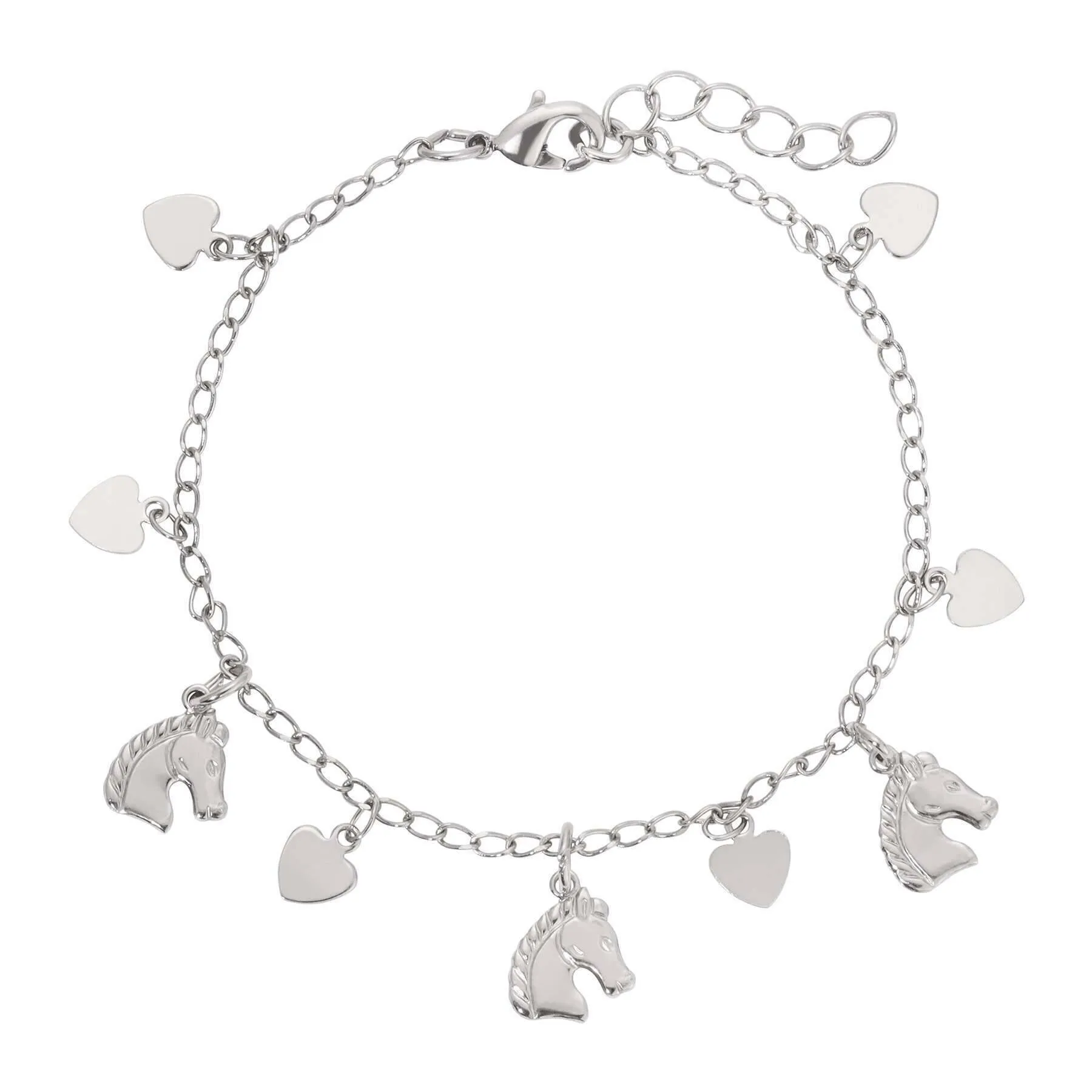 1928 Jewelry Equine & Heart Charms Bracelet 1928 Jewelry