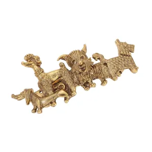 1928 Jewelry Fab Four-Paws Hair Barrette 1928 Jewelry