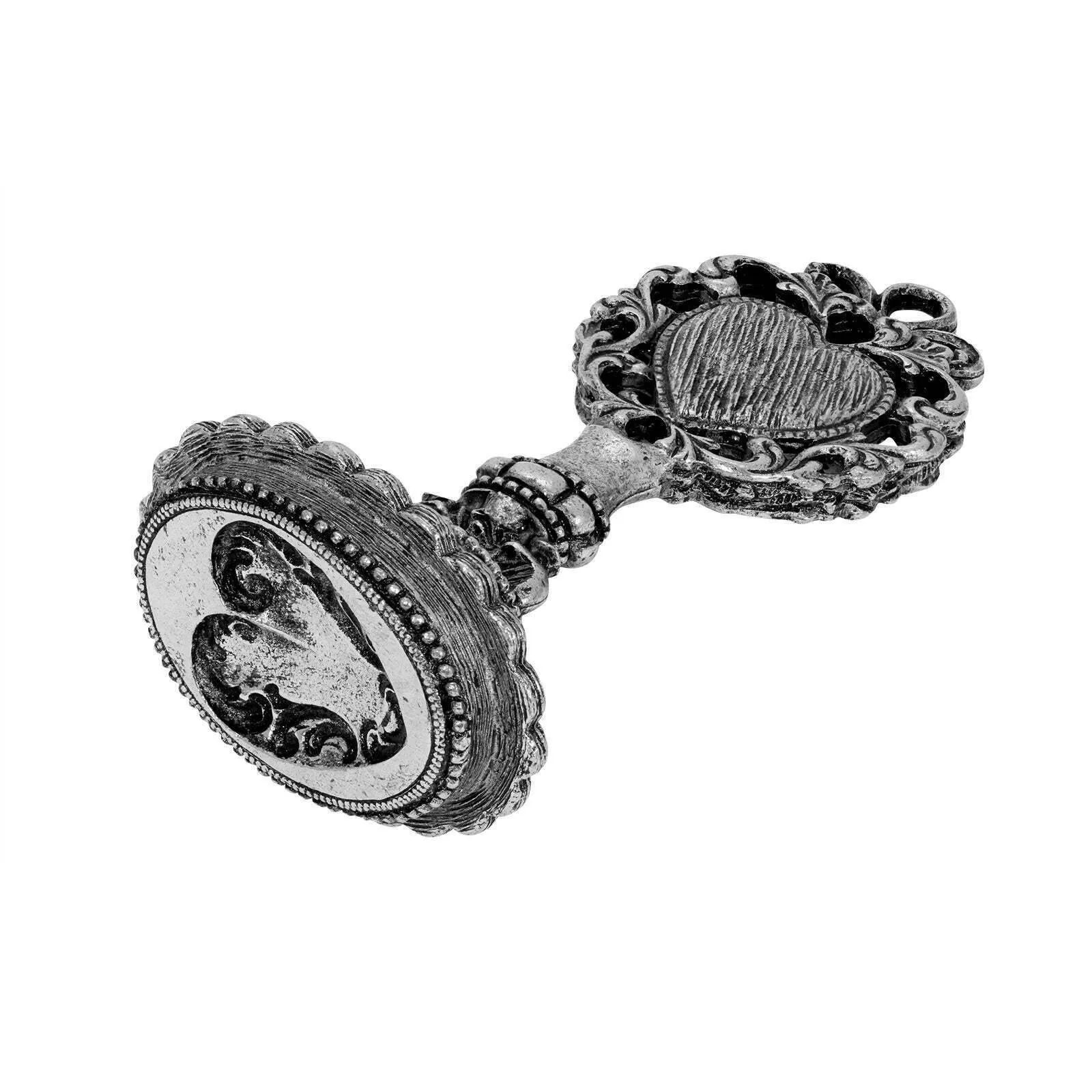 1928 Jewelry Filigree Heart Wax Seal Stamp 1928 Jewelry