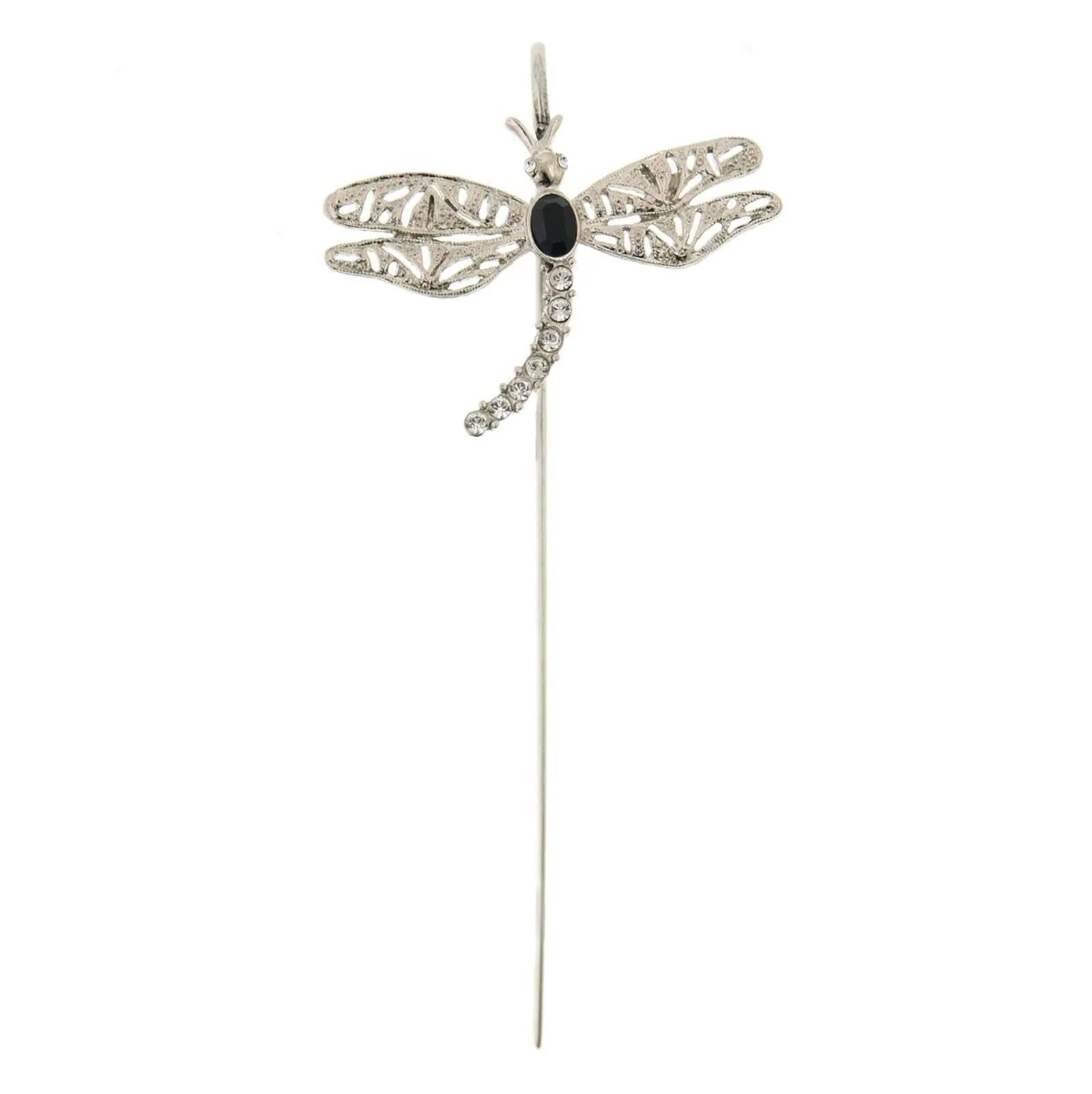 1928 Jewelry Floating Rhinestone & Crystal Dragonfly Bookmark 1928 Jewelry