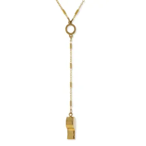 1928 Jewelry Functional Vintage Style Whistle Y Necklace 1928 Jewelry
