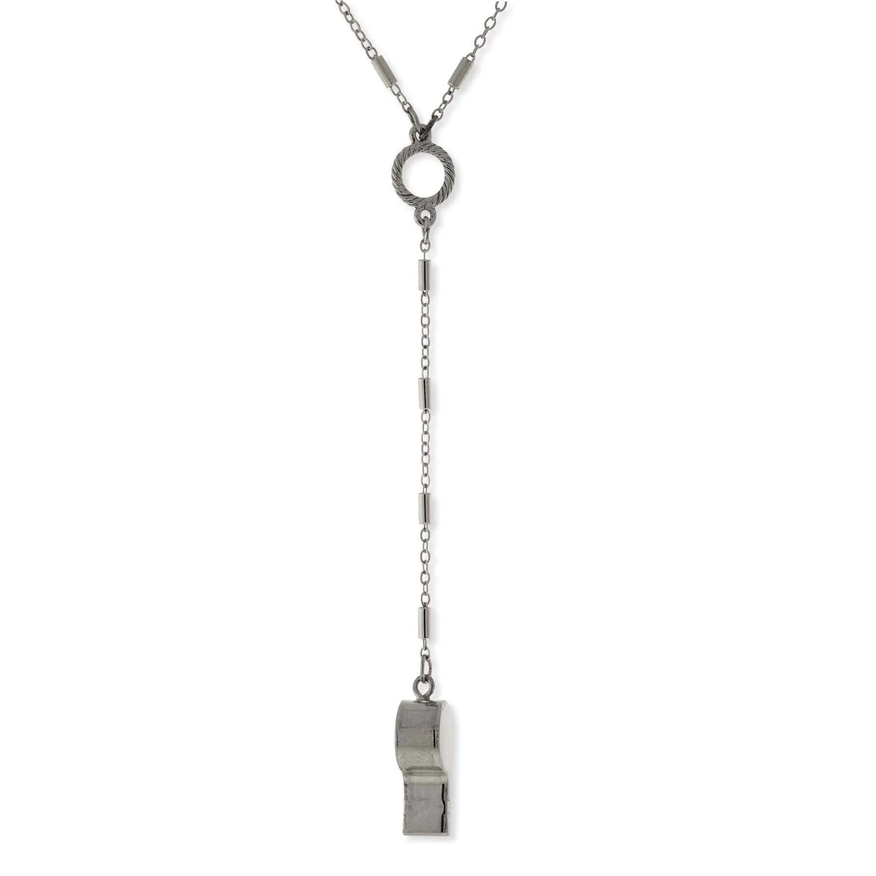 1928 Jewelry Functional Vintage Style Whistle Y Necklace 1928 Jewelry