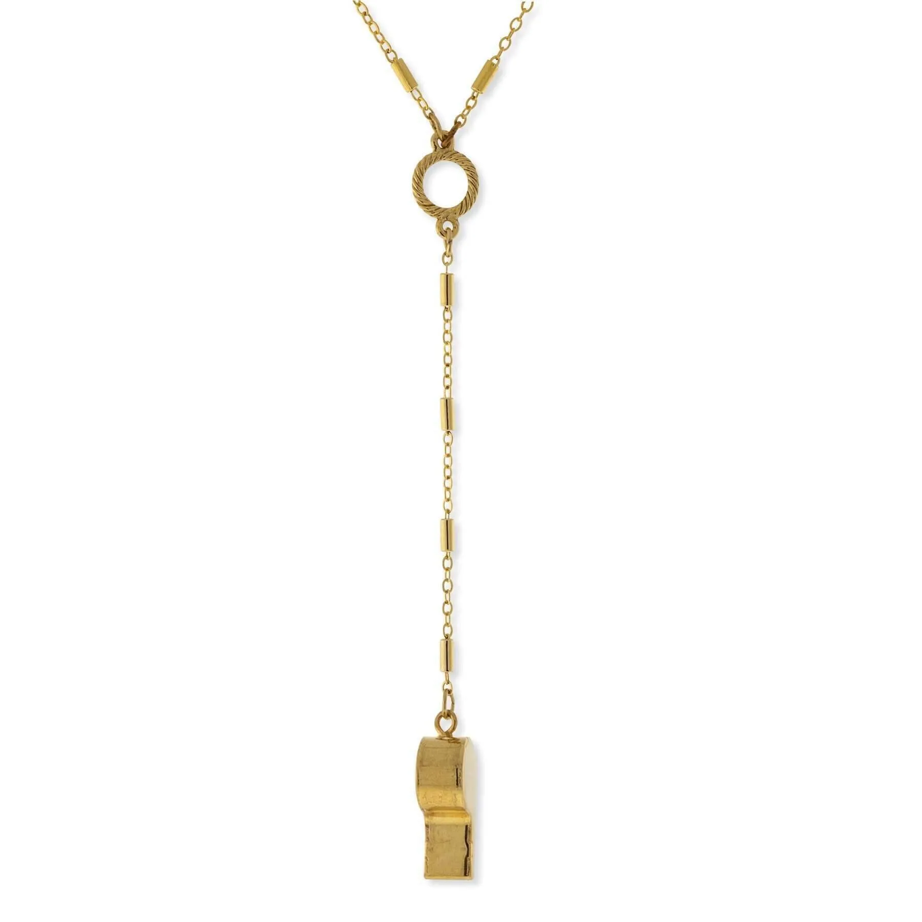 1928 Jewelry Functional Vintage Style Whistle Y Necklace 1928 Jewelry