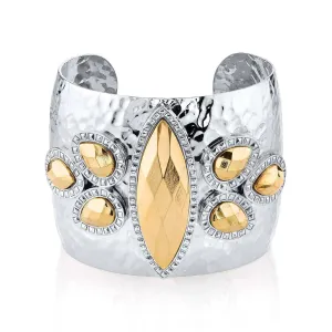 1928 Jewelry Fusion Lux Large Cuff Marquis Bracelet 1928 Jewelry