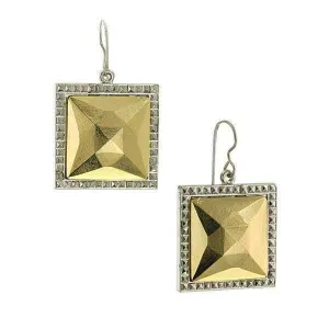 1928 Jewelry Fusion Lux Large Square Earrings 1928 Jewelry