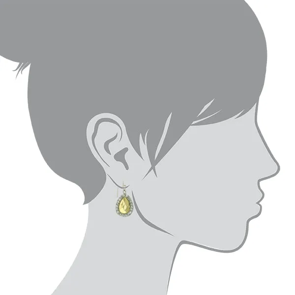 1928 Jewelry Fusion Lux Small Teardrop Earrings 1928 Jewelry