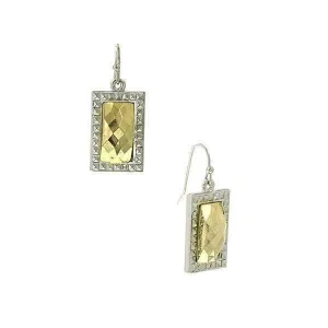 1928 Jewelry Fusion Lux Square Swing Earrings 1928 Jewelry