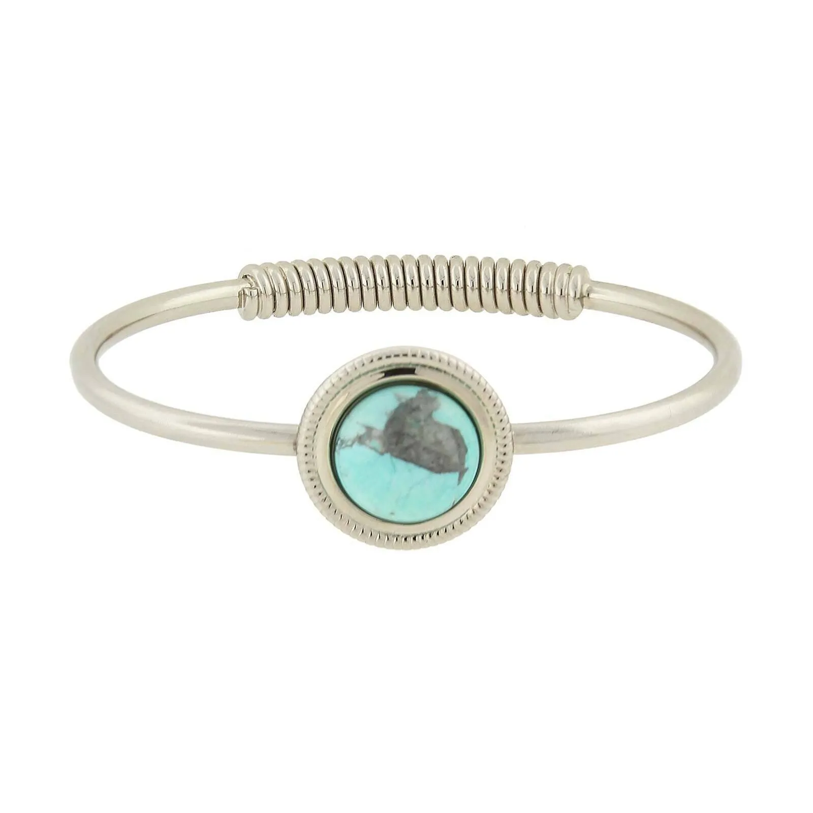 1928 Jewelry Gemstone Spring Hinge Bracelet 1928 Jewelry