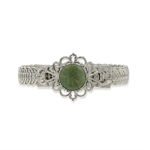 1928 Jewelry Genuine Jade Gemstone Belt Bracelet 1928 Jewelry