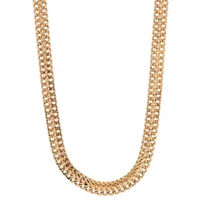 1928 Jewelry Gold Double Curb Chain Necklace 16"   3" Extender 1928 Jewelry