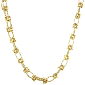 1928 Jewelry Gold Fancy Link Necklace 16"   3" Extender 1928 Jewelry