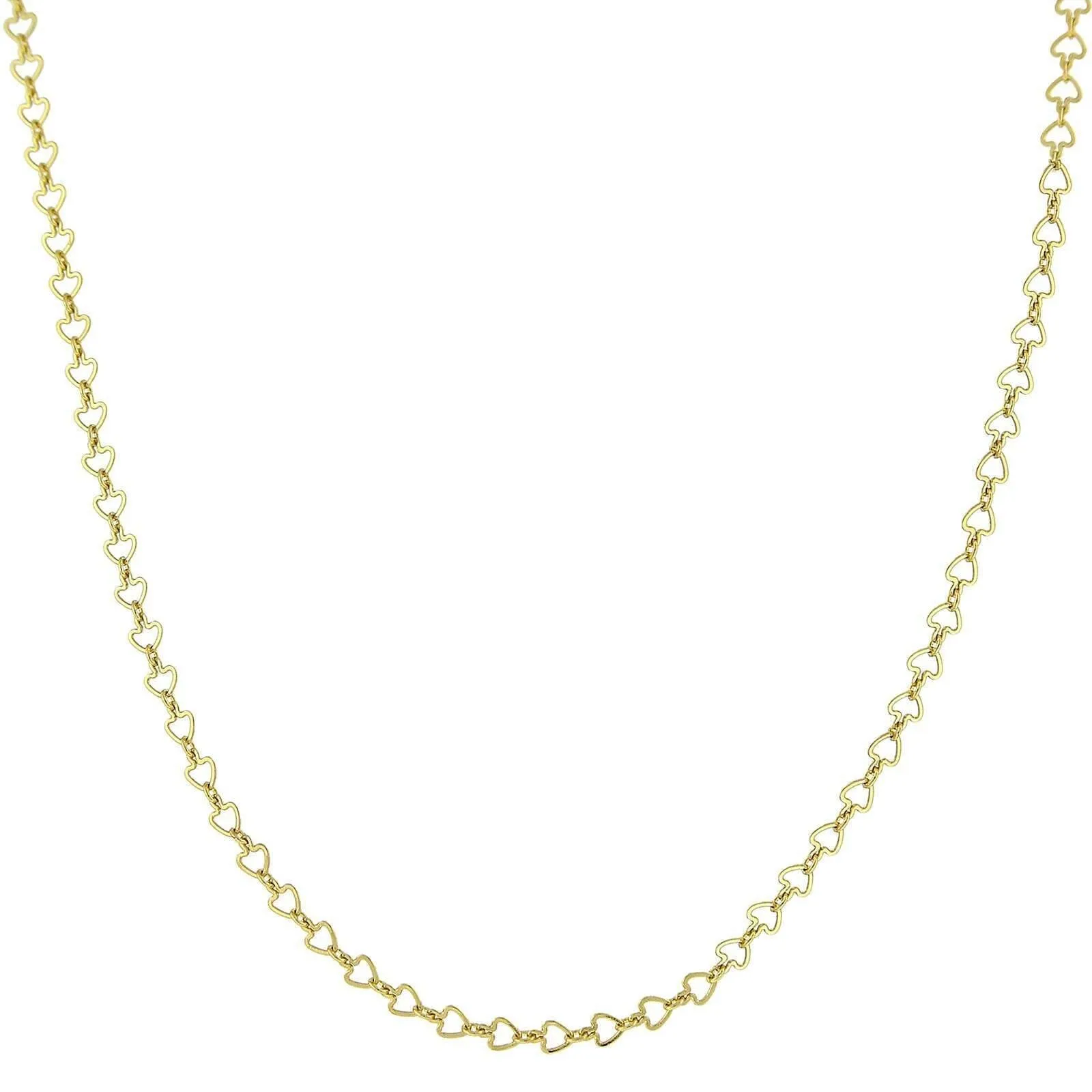 1928 Jewelry Gold Heart Chain Necklace 16" 1928 Jewelry