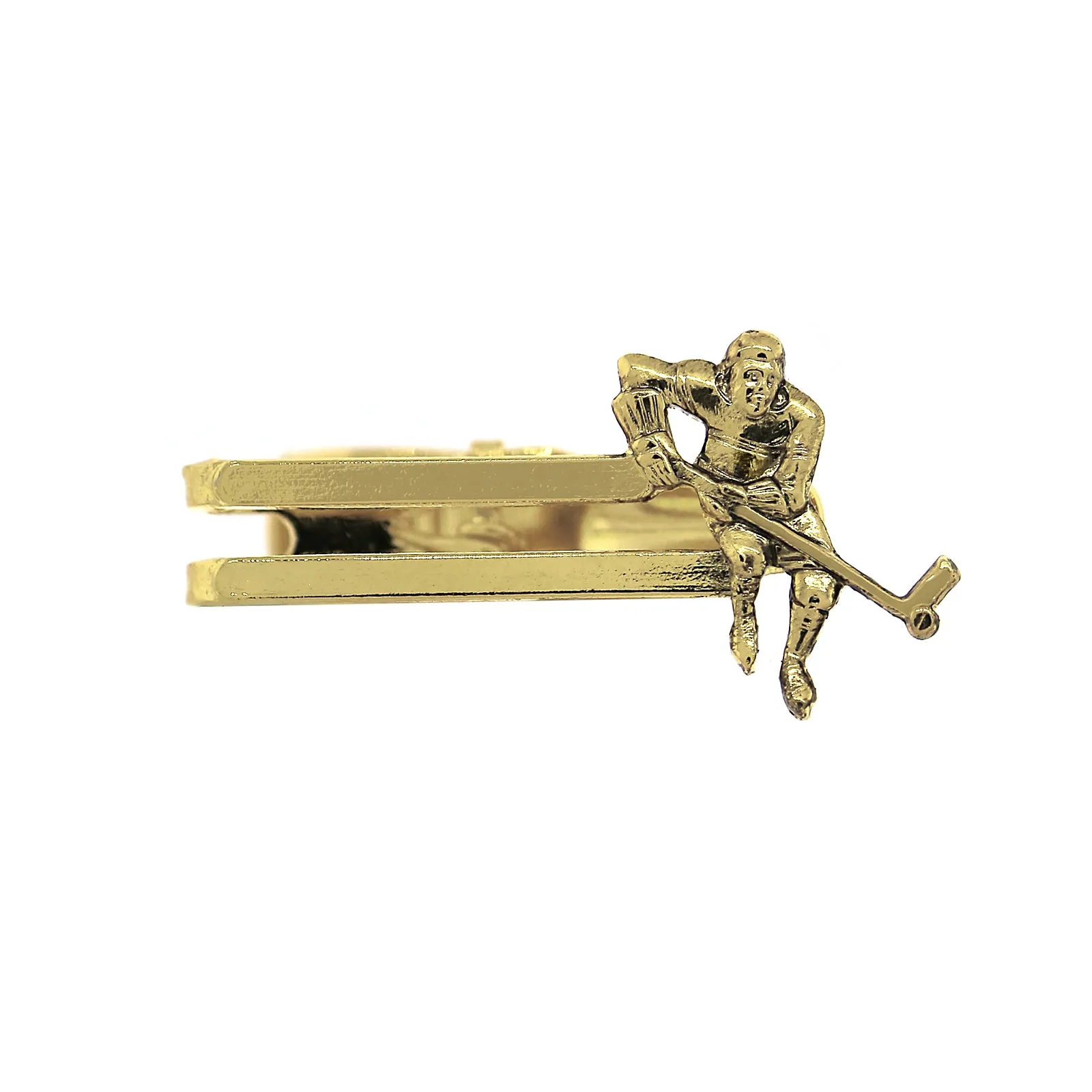 1928 Jewelry Gold Hockey Tie Bar Clip 1928 Jewelry