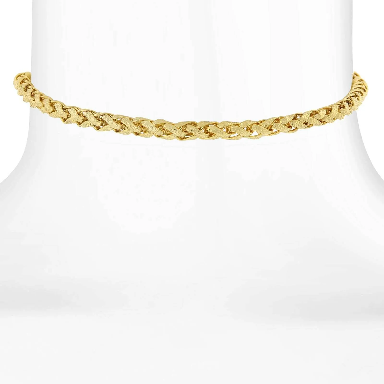 1928 Jewelry Gold Ponytail Rope Chain Choker Necklace 12"   5" Extender 1928 Jewelry