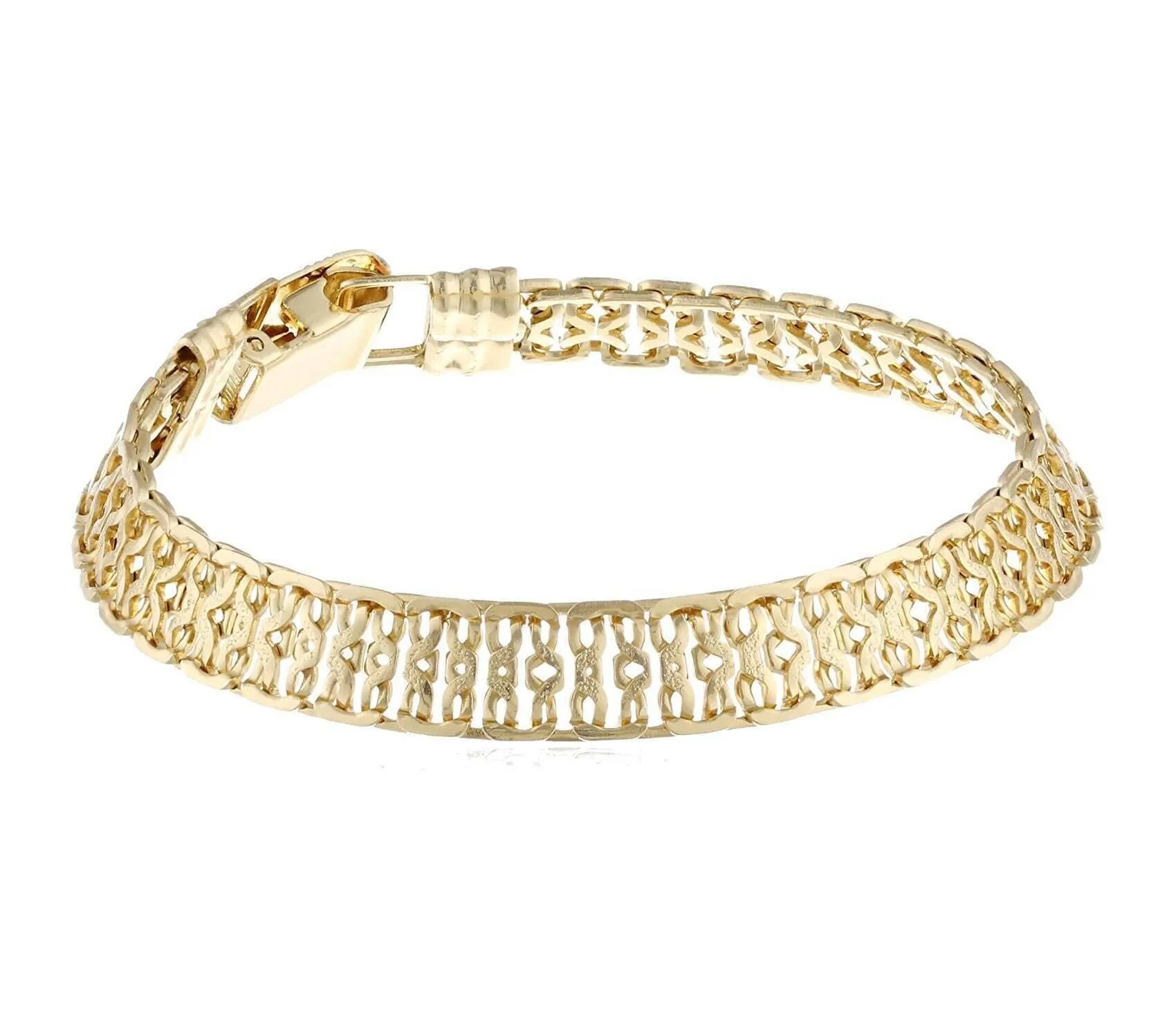 1928 Jewelry Gold Retro Regal Chain Bracelet 1928 Jewelry