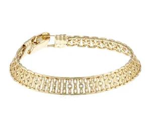 1928 Jewelry Gold Retro Regal Chain Bracelet 1928 Jewelry