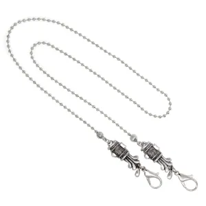 1928 Jewelry Golf Club Set Ball Chain Mask Holder 22 Inches 1928 Jewelry