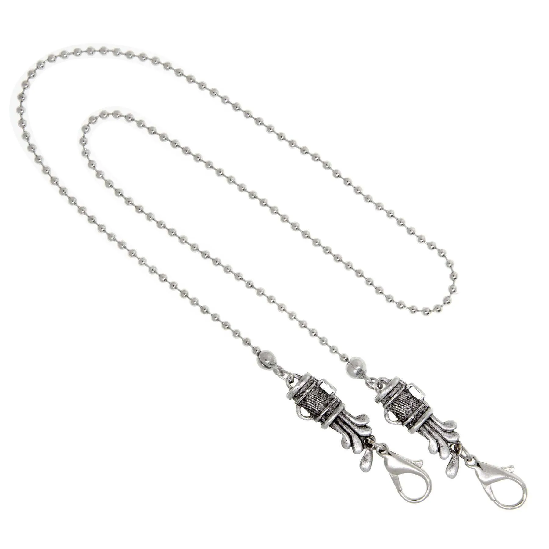 1928 Jewelry Golf Club Set Ball Chain Mask Holder 22 Inches 1928 Jewelry