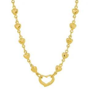1928 Jewelry Heart Necklace 16"   3" Extender 1928 Jewelry