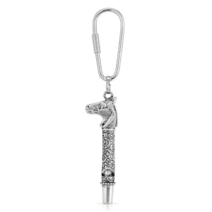 1928 Jewelry Horse Whistle Carabiner Key Chain 1928 Jewelry