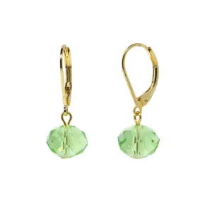 1928 Jewelry Light Green Drop Bead Earrings 1928 Jewelry