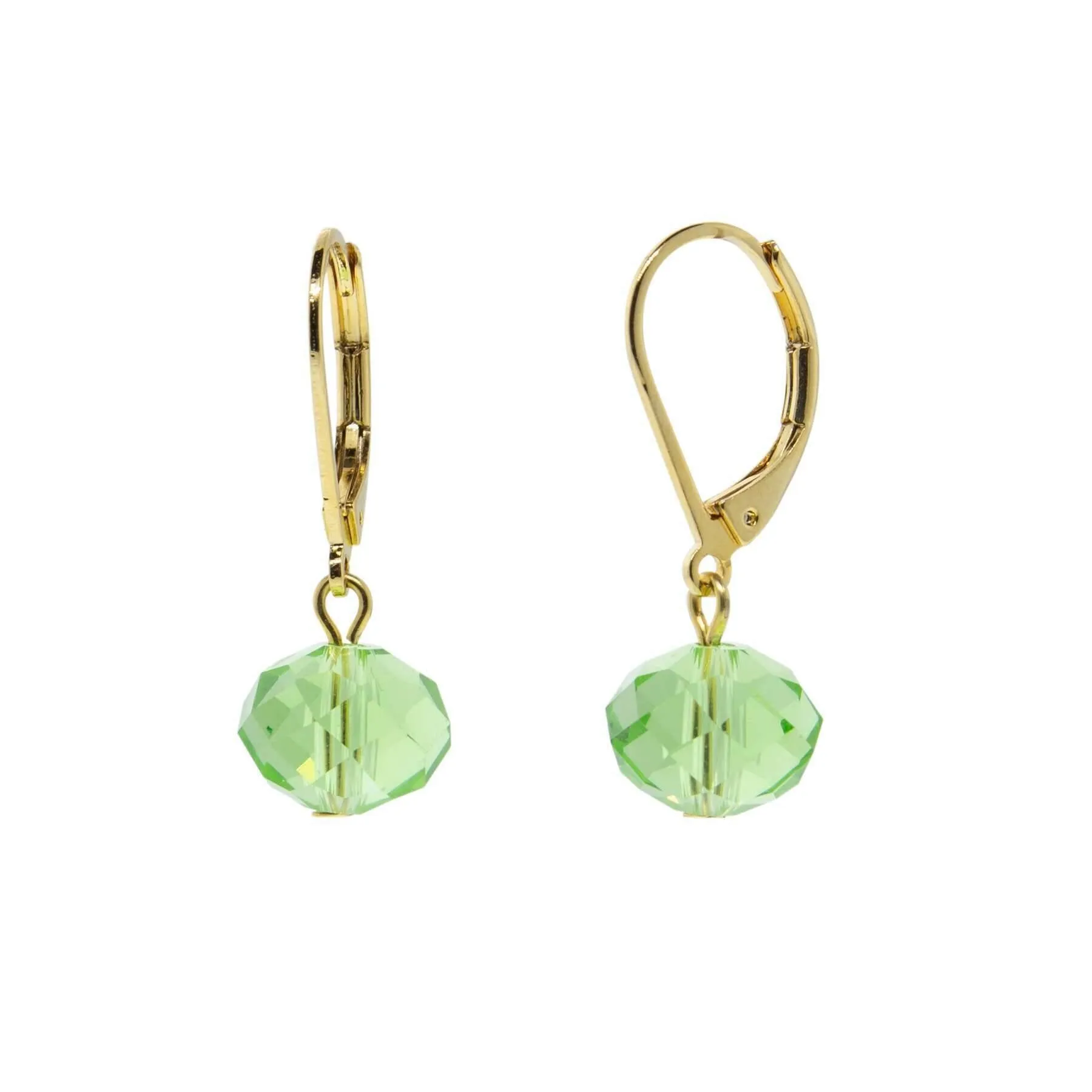 1928 Jewelry Light Green Drop Bead Earrings 1928 Jewelry