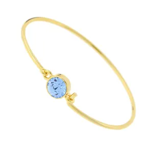 1928 Jewelry Light Sapphire Blue Wire Bracelet 1928 Jewelry