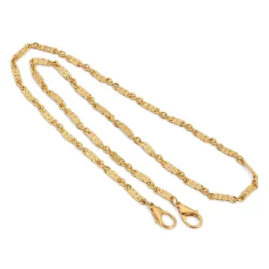 1928 Jewelry Linked Chain Mask Holder 22 Inch 1928 Jewelry