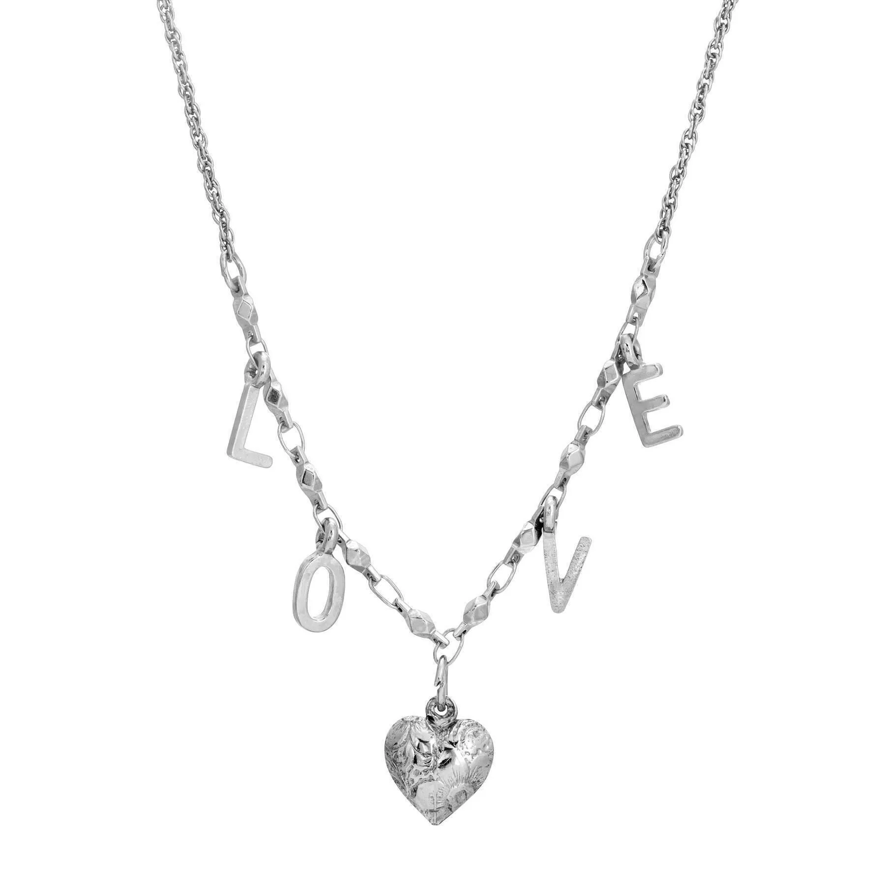 1928 Jewelry Love Initials Heart Pendant Necklace 16" 1928 Jewelry