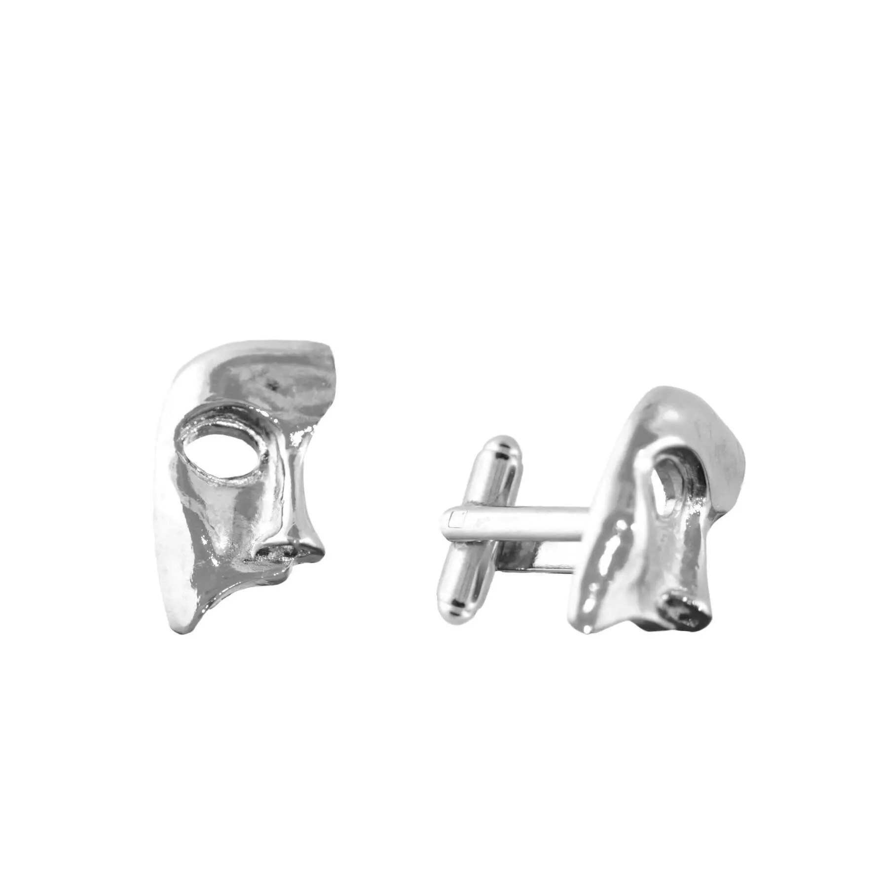 1928 Jewelry Masquerade Mask Cufflinks 1928 Jewelry