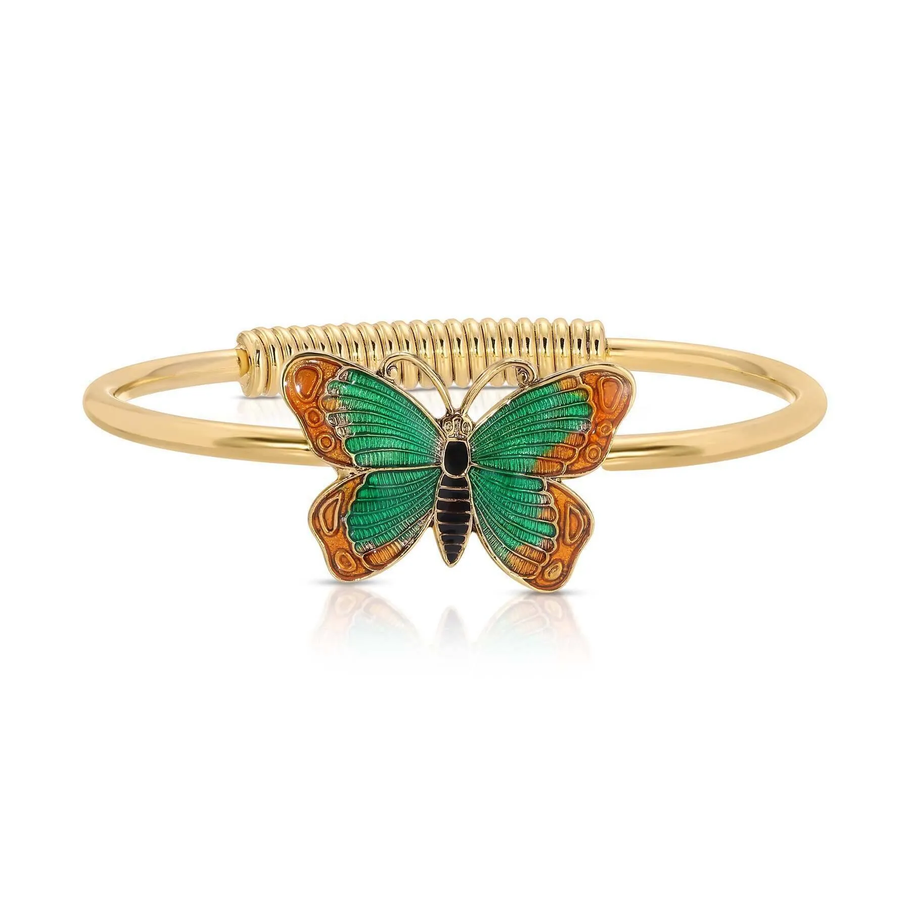 1928 Jewelry Metamorphic Butterfly Spring Hinge Bracelet 1928 Jewelry