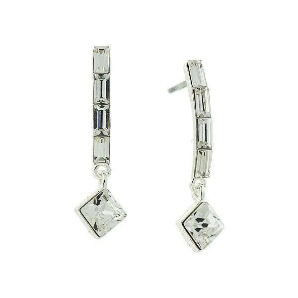 1928 Jewelry Multi Austrian Clear Crystal Drop Earrings 1928 Jewelry