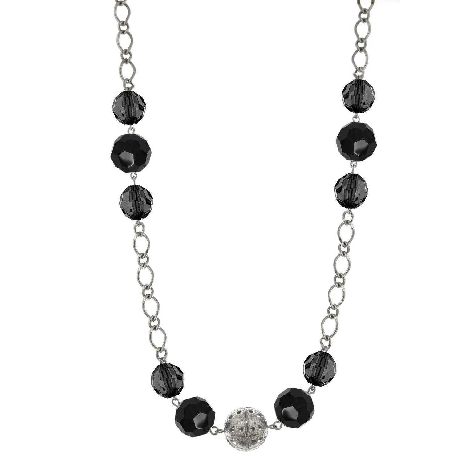 1928 Jewelry Multi Color Beaded Long Necklace 44" 1928 Jewelry