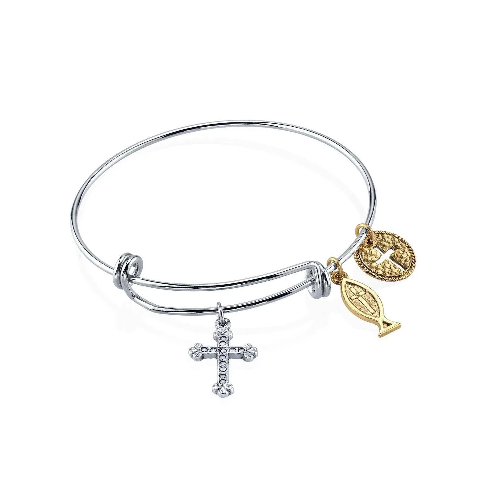 1928 Jewelry Multi Spiritual Charms Bangle Bracelet 1928 Jewelry