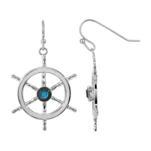 1928 Jewelry Nautical Helm Earrings 1928 Jewelry