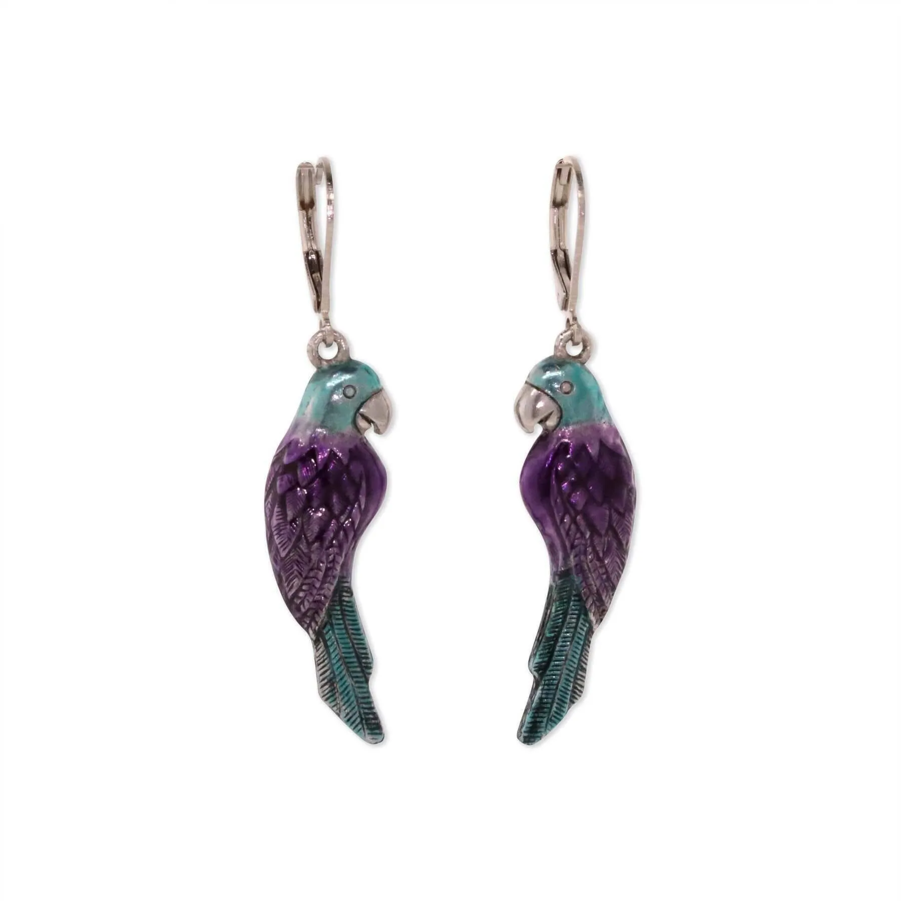 1928 Jewelry Neotropic Exotic Parrot Drop Earrings 1928 Jewelry