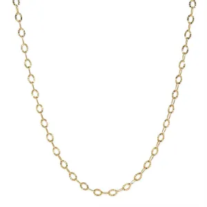 1928 Jewelry Oval Link Chain Necklace 16" 1928 Jewelry