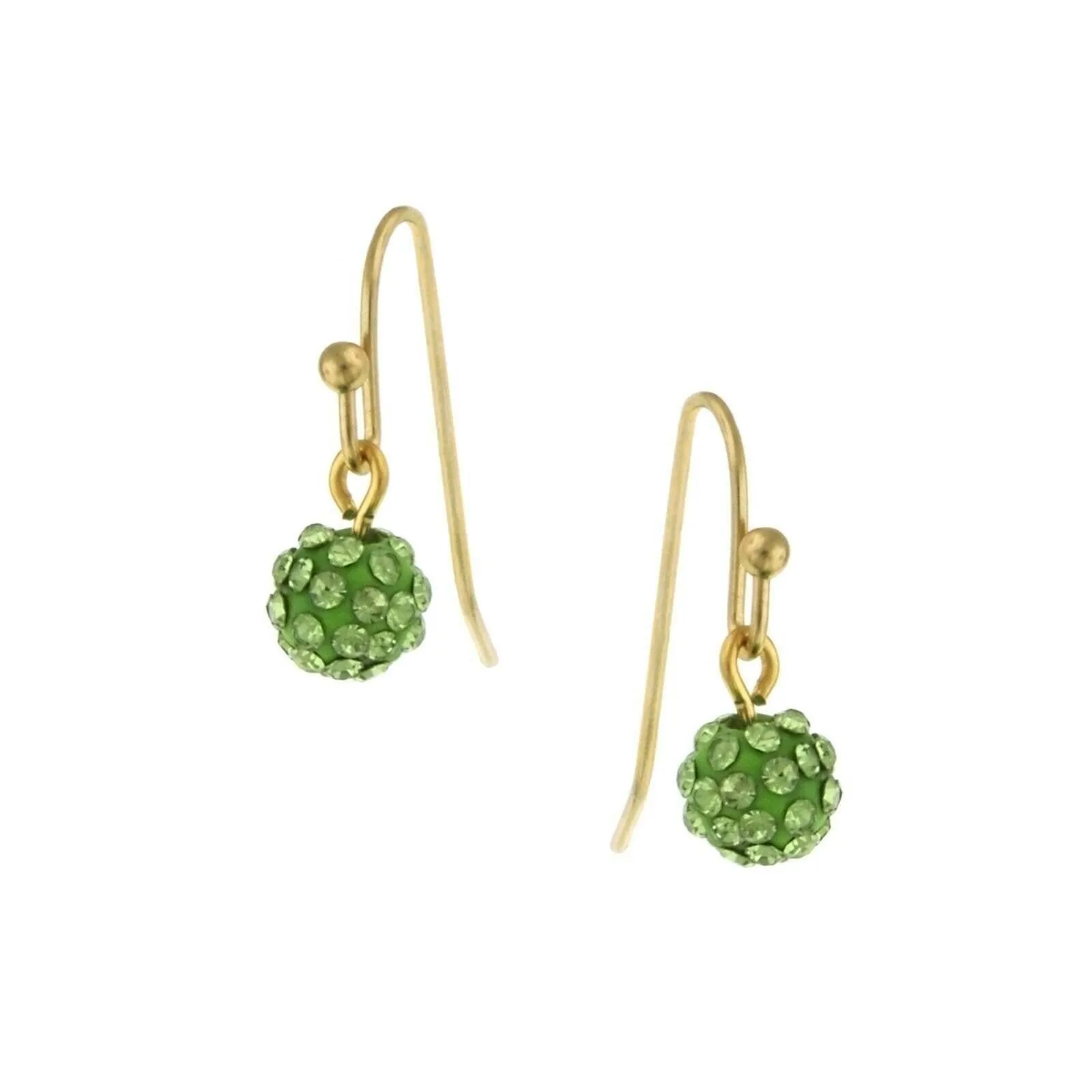 1928 Jewelry Pave 6mm Cluster Drop Earrings 1928 Jewelry