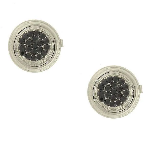 1928 Jewelry Pave Crystal Button Cover 1928 Jewelry