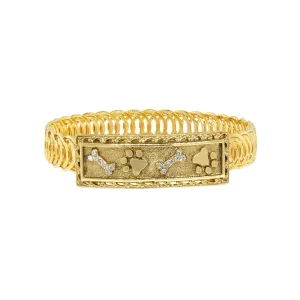 1928 Jewelry Paws And Bones Belt Bracelet 1928 Jewelry