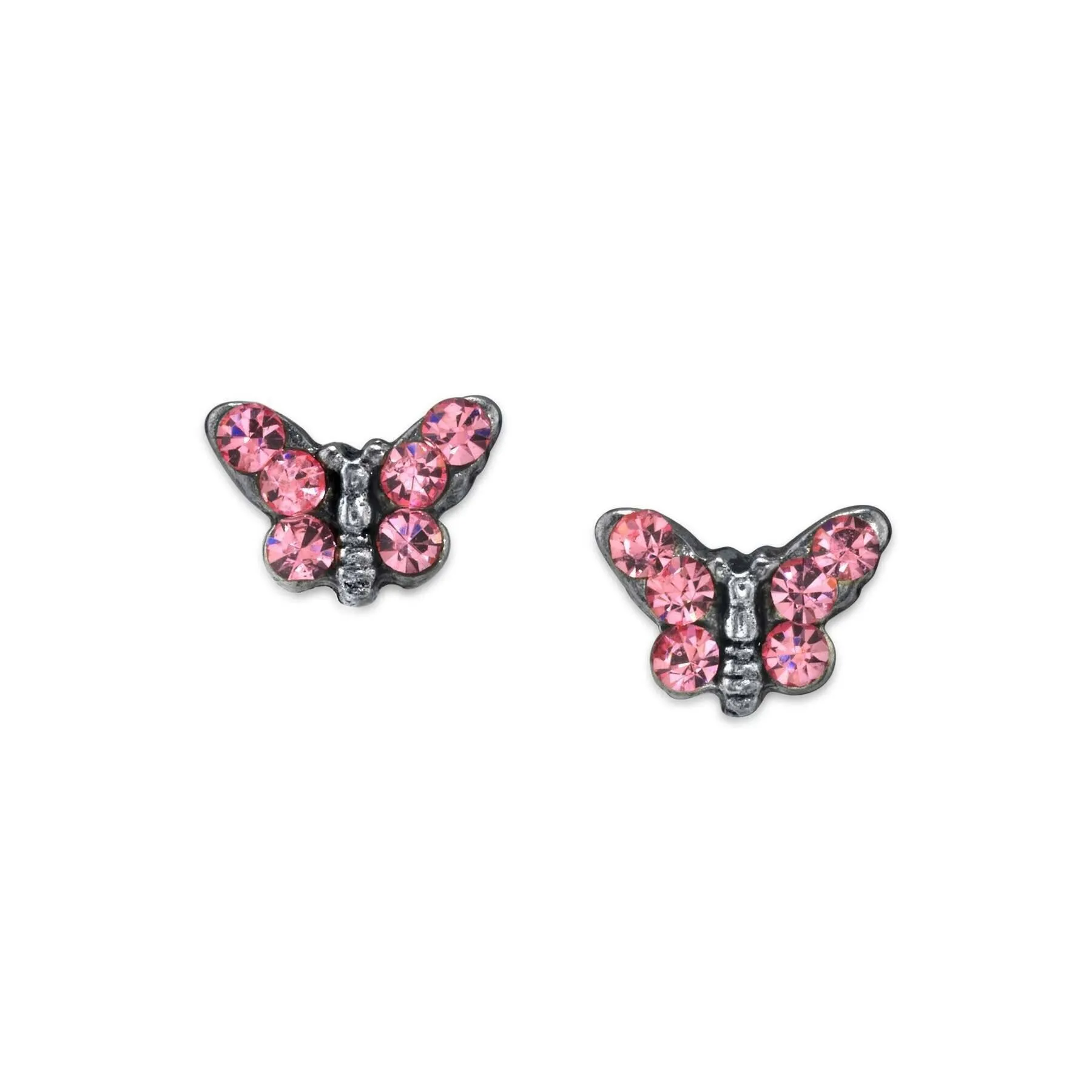 1928 Jewelry Petite Crystal Butterfly Stud Earrings 1928 Jewelry