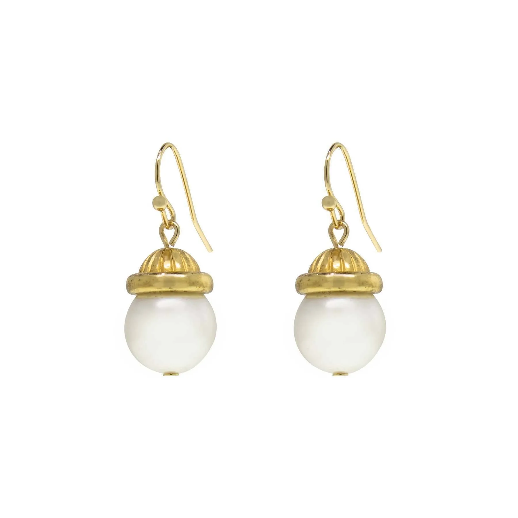 1928 Jewelry Petite Faux Pearl Drop Earrings 1928 Jewelry