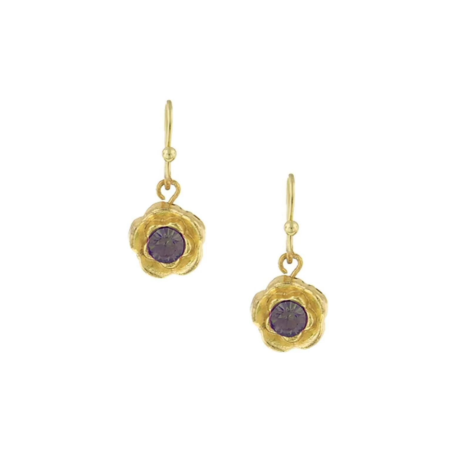 1928 Jewelry Petite Flower Drop Earrings 1928 Jewelry