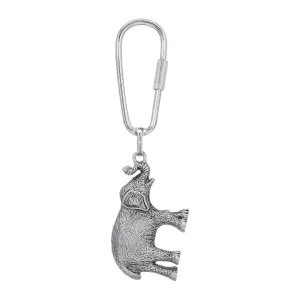 1928 Jewelry Pewter Elephant Key Ring 1928 Jewelry