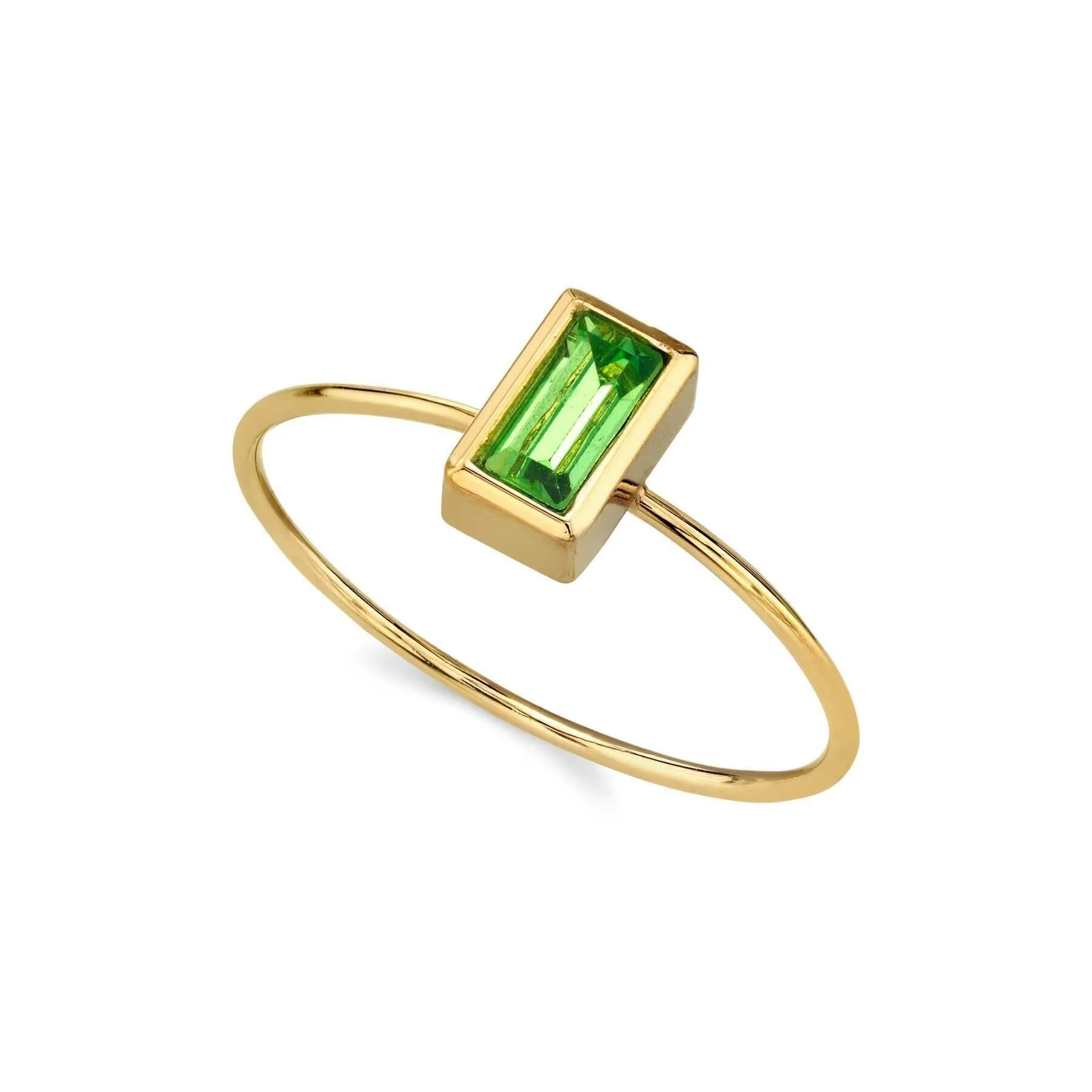 1928 Jewelry Rectangle Crystal Delicate Dainty Ring Size 7 1928 Jewelry