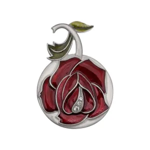 1928 Jewelry Red Rose Vanity Pocket & Purse Mirror 1928 Jewelry