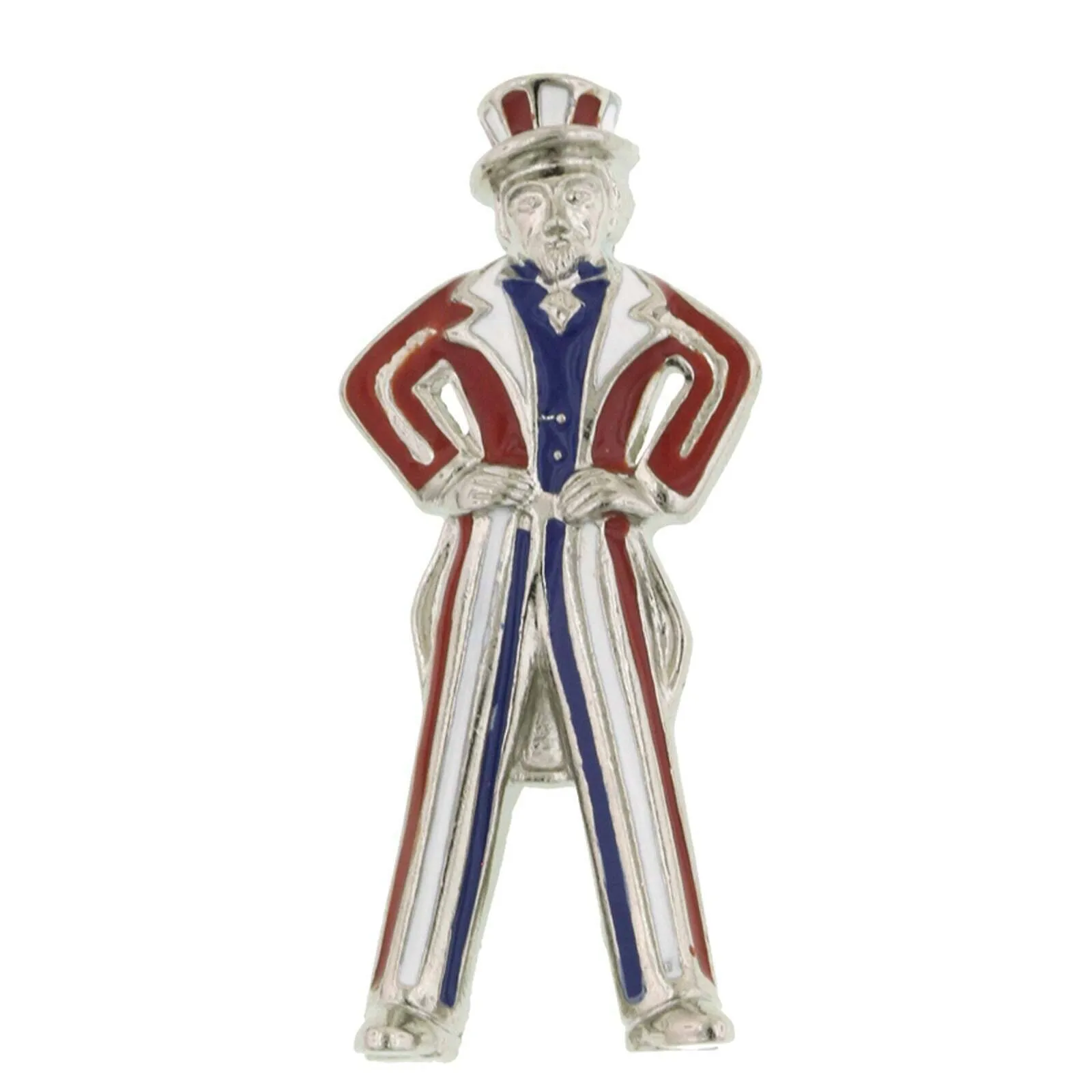 1928 Jewelry Red White And Blue Uncle Sam Pin 1928 Jewelry