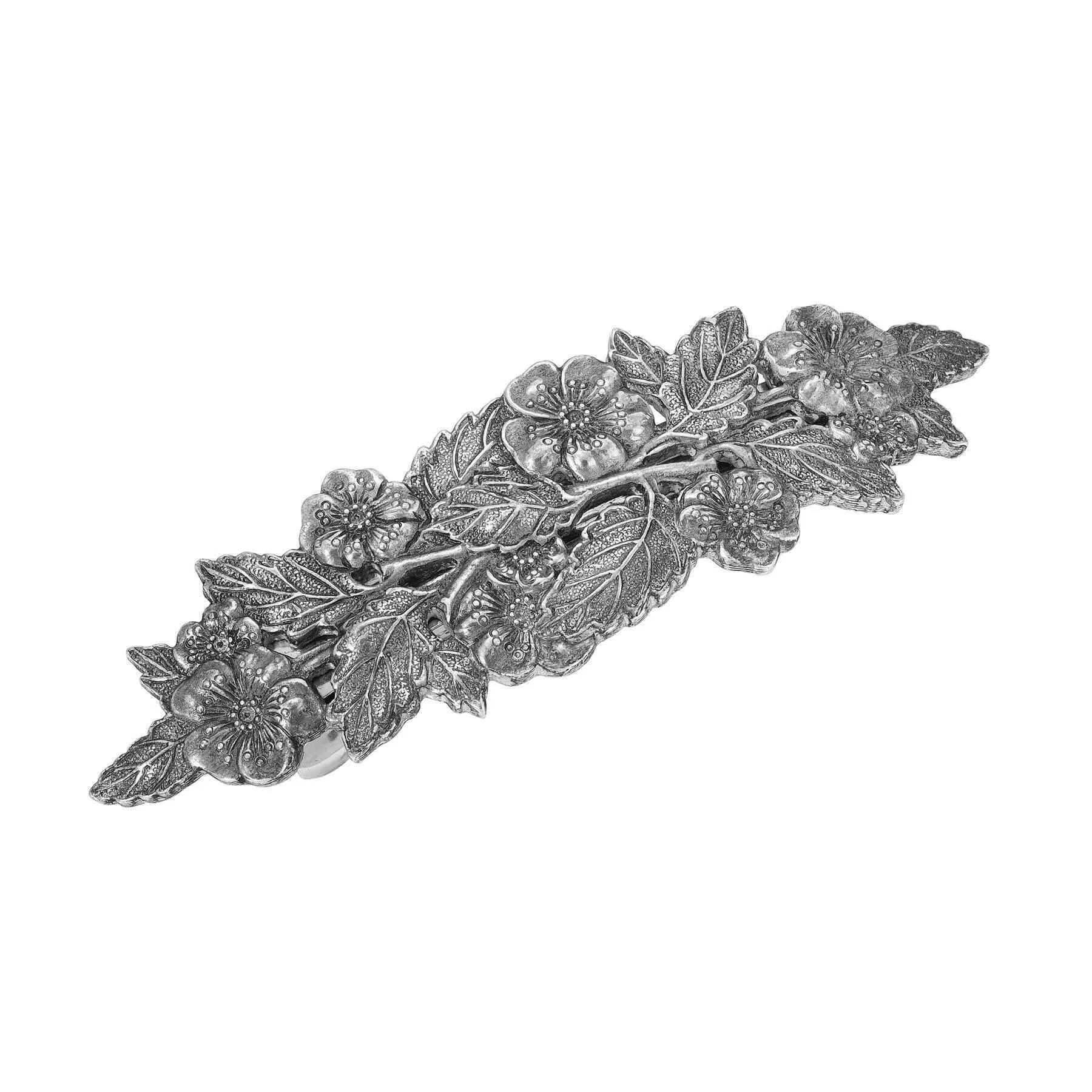 1928 Jewelry Rock Rose Hair Barrette 1928 Jewelry