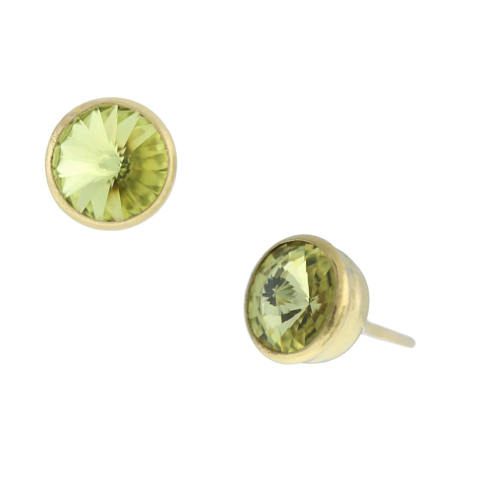 1928 Jewelry Round Sparkling Stud Earrings 1928 Jewelry